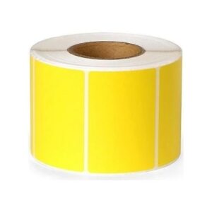 Rulo Kağit Termal Eti̇ket Sari 60Mm X 40Mm 500 Adet KKTC