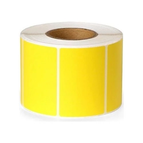 Rulo Kağit Termal Eti̇ket Sari 60Mm X 40Mm 500 Adet KKTC