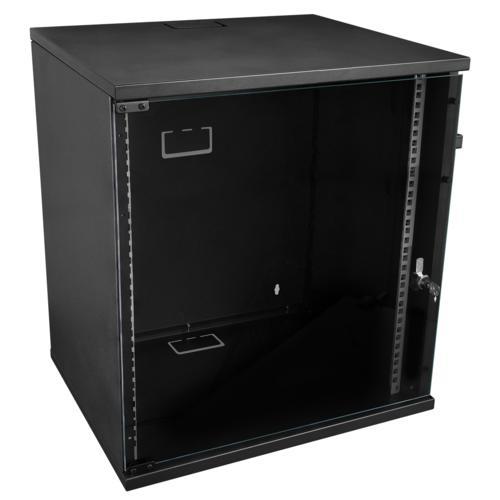 S-Link Sl-U12 Yeni Nesil 12U Soho Rack Kabin W 530Mm D 400Mm Siyah KKTC