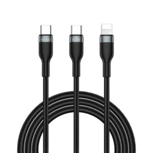 Şarj Kablosu Wiwu Concise Usb-C To Usb-C + Ip Wi-C029 2In1 KKTC