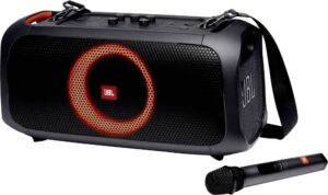 Speaker Jbl Partybox On-The-Go Bluetooh Powerful Bass Boost KKTC