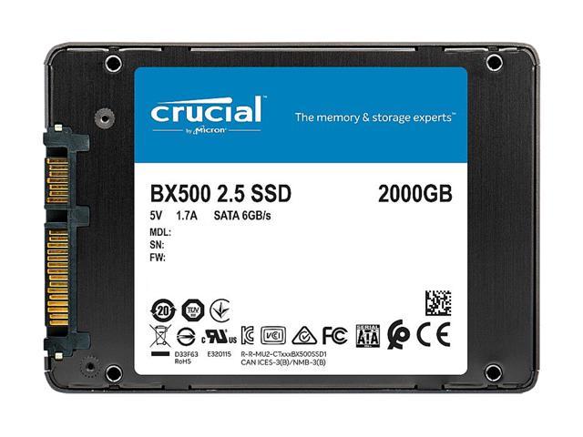 Ssd Crucial 2Tb Bx500 Ct2000Bx500Ssd1 540 - 500 Mb/S KKTC