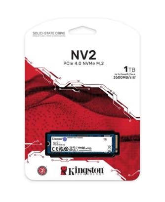 Ssd Kingston Nv2 1Tb Pci 4.0 Nvme Snv2S/1000G 3500 - 2100 Mb/S KKTC