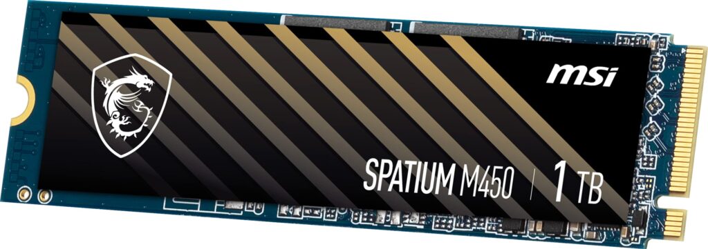 Ssd Msi 1Tb Spatium M450 Nvme M.2 3600/3000Mb/S KKTC