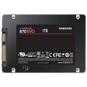 Ssd Samsung 870 Evo 1Tb Ssd Disk Mz-77E1T0Bw 560-530 Mb/S