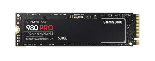 Ssd Samsung 980 Pro 500Gb M.2 Nvme Mz-V8P500Bw 6900 Mb/S~5000 Mb/S KKTC