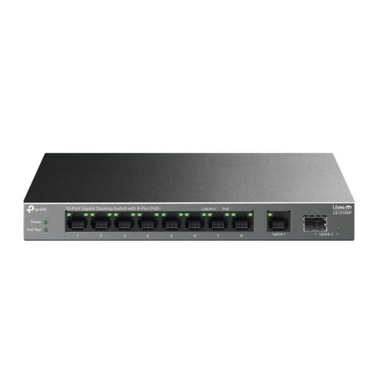 Switch Tp-Link Ls1210Gp 10 Port 10/100/1000 8 Port Poe+ KKTC