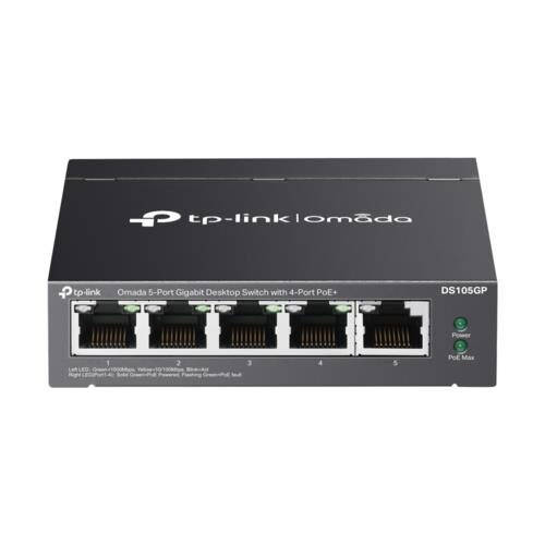 Switch Tp-Link Omada Ds105Gp 5 Port Gigabit 4 Port Poe+ 64W KKTC