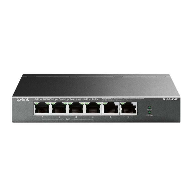 Switch Tp-Link Tl-Sf1006P 6 Port 4Xpoe+ 10/100 KKTC