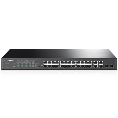 Tp-Link Omada Tl-Sl2428P 24Port Poe 10/100 +4 Port Gigabit 180W Switch KKTC
