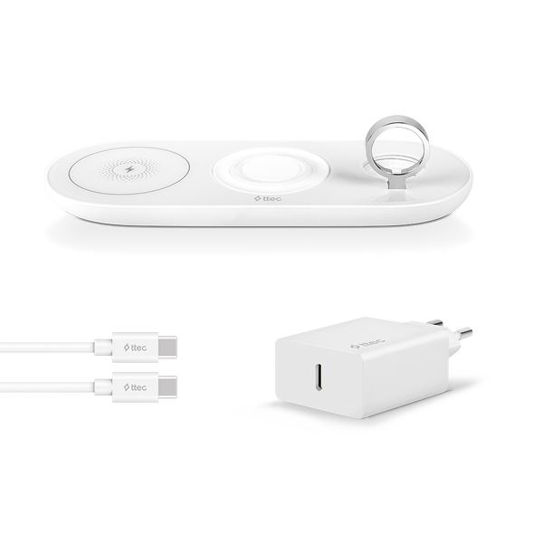 Ttec 2Ks21 Smartcharger Air Kablosuz 20W 3In1 Travel Charger+Kablo KKTC