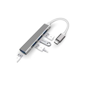 Usb Çoklayici Ultra Slim Type-C 3.1 Hub Coklayici Metal 4 Port Usb 3.0 KKTC