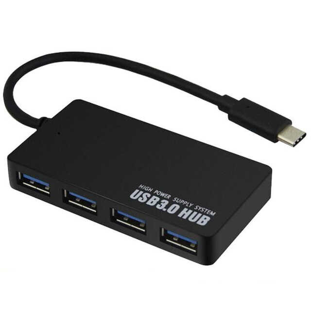 Usb Çoklayici Ultra Thin Type C To Usb 3.0 Hub 4 Port KKTC