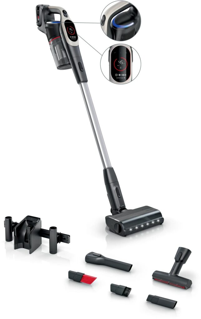 Şarzlı El Süpürgesi  Unlimited 9 Beyaz  18V  Bosch Pil Sistemi.