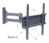 PLZ-360 Serend 32-42" Lcd-Led Tv Hareketli Askı Aparatı - Görsel 2