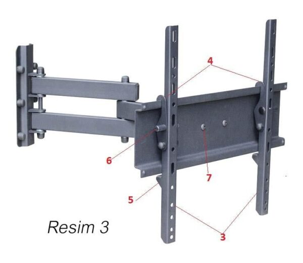 Plz-360 Serend 32-42&Quot; Lcd-Led Tv Hareketli Askı Aparatı - Görsel 2