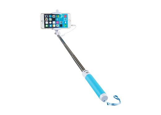 Addi̇son Ad-S33 Kablolu Beyaz/Mavi Selfie Çekim Çubuğu-Addi̇son Kktc