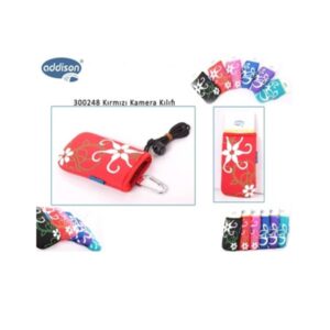 ADDİSON Kırmızı Kamera Kılıfı - 300248-Addi̇son KKTC