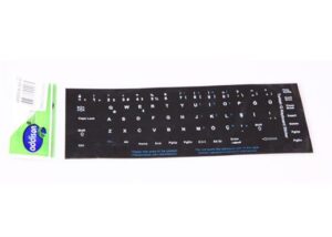 ADDİSON Türkçe Q Siyah Klavye Stiker - 300161-Addi̇son KKTC