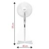 ADLER AD7305 40CM Vantilatör - Stand Fan - Görsel 3