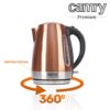 ADLER CAMRY CR 1271 METAL KETTLE - Çelik Su Isıtıcısı - Görsel 5