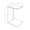 ADORE BEYAZ YAN SEHPA 35X62X45 CM - SHP-109-PP-1 C - Görsel 4