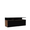 ADORE TVC-529-NS-1 TV ÜNİTESİ CEVİZ+SİYAH 117X48-Adore KKTC