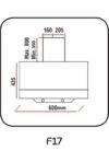 ALVEUS BEYAZ F17 ANKASTRE 60CM DAVLUMBAZ - Görsel 3