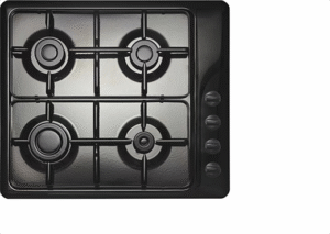 Alveus Mtf 640 Si̇yah 4 Gazli 60Cm Ankastre Ocak