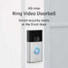 AMAZON RING KAPI ZİLİ HD VIDEO 2. GEN SATI NICKEL - SESLİ KAPI ZİLİ - Görsel 2