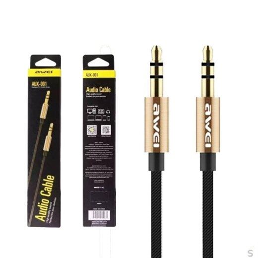 AWEI AUX-001 AUX KABLO - Görüntü ve Ses Kablosu-Awei KKTC