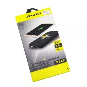 AWEI P98K KABLOSUZ 7000MAH ŞARJ CİHAZI+POWERBANK-Awei KKTC