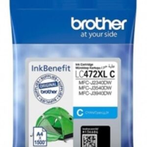 BROTHER LC472XL MAVİ MÜREKKEP KARTUŞU - ORİJİNAL BROTHER KARTUŞ