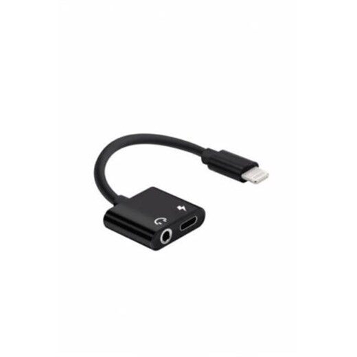 Çelik Uçlu Dual Lightning Şarj Ve Kulaklık Aparatı- Kktc