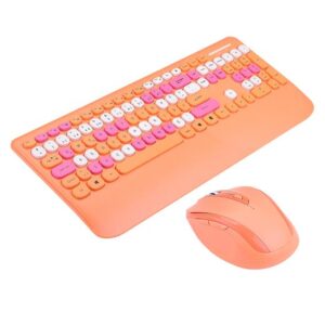Everest Km-6281 Candy Renkli Tuşlu Turuncu Kablosuz Q Multimedia Klavye + Mouse Set