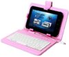 Everest 7'' Pembe Tablet Kılıfı - Türkçe Q Klavye - Micro+Mini Usb - Görsel 3