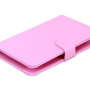 Everest 7'' Pembe Tablet Kılıfı - Türkçe Q Klavye - Micro+Mini Usb