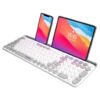 Everest EKW-28 Beyaz/Gri 2.4G+BT1+BT2 Çoklu Cihaz Bağlantılı Q Yuva... - Görsel 5