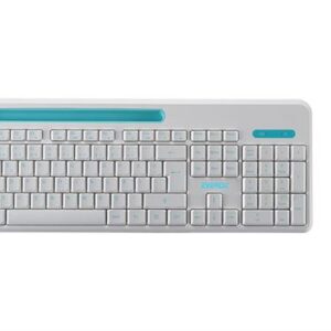 Everest ELITE KM-6388 Beyaz/Mavi Kablosuz Klavye + Mouse Set