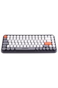 Everest Kb-89 Citrus Gri 2.4G+Bt1+Bt2 Çoklu Cihaz Bağlantılı Q Kablosuz Klavye