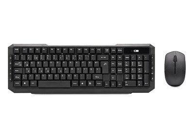 Everest Km-510 Siyah Kablosuz Tam Türkçe F Multimedia Klavye+Mouse Set-Everest Kktc