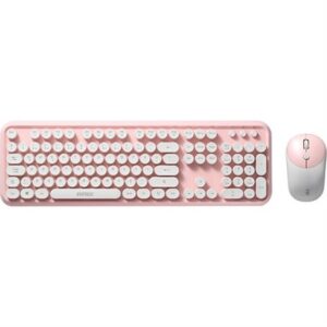 Everest Pembe Kablosuz Klavye+Mouse Seti - KM-6282-Everest KKTC