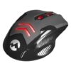 Everest SM-763 Kırmızı 6D 2400 Dpi 2.4 Ghz Siyah Usb Kablosuz Mouse - Görsel 3