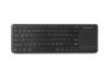 Everest Siyah ToucPad Mouse US Layout + Kablosuz Klavye-Everest KKTC