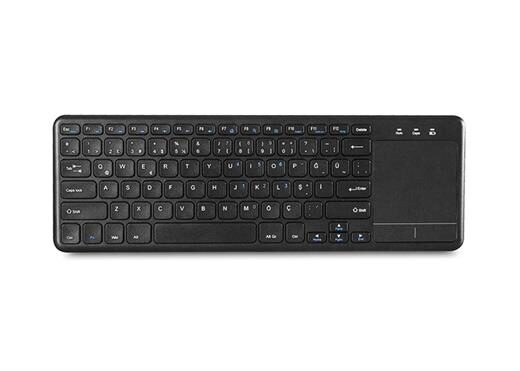 Everest Siyah Toucpad Mouse Us Layout + Kablosuz Klavye-Everest Kktc