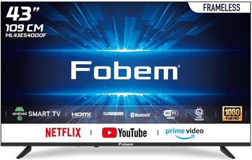 FOBEM ML43ES4000F 43" ANDROID SMART TV LED-Fobem KKTC