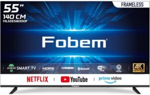 FOBEM ML55ES8000F 55" Android Smart TV - Uydulu 55" LED Smart TV-Fobem KKTC