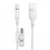 Foneng 3IN1 Magnetik USB Kablosu X62 2.1A 1M Beyaz - Şarj Kablosu - Görsel 3