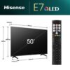 HISENSE 50E7NQ 50" QLED UHD SMART TV - UYDULU - SMART TV 50'' - Görsel 2
