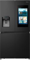 HISENSE 577 LT. 4 KAPILI GARDIROP TİPİ NO FROST BUZDOLABI SİYAH - Görsel 2